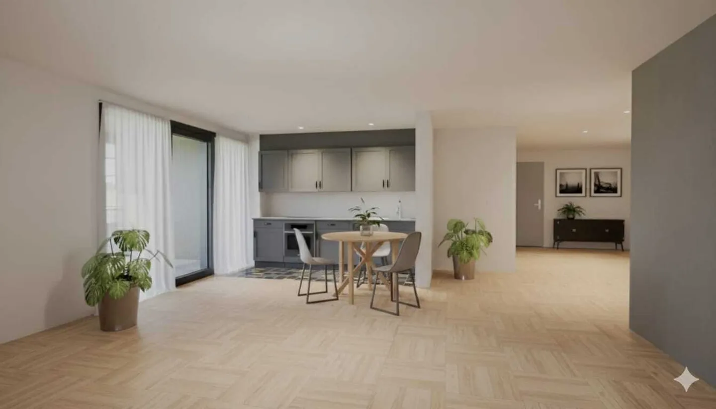 2.5-Zimmer-Wohnung mit durchdachtem Grundriss in moderner Überbauung - Photo 2 sur 9