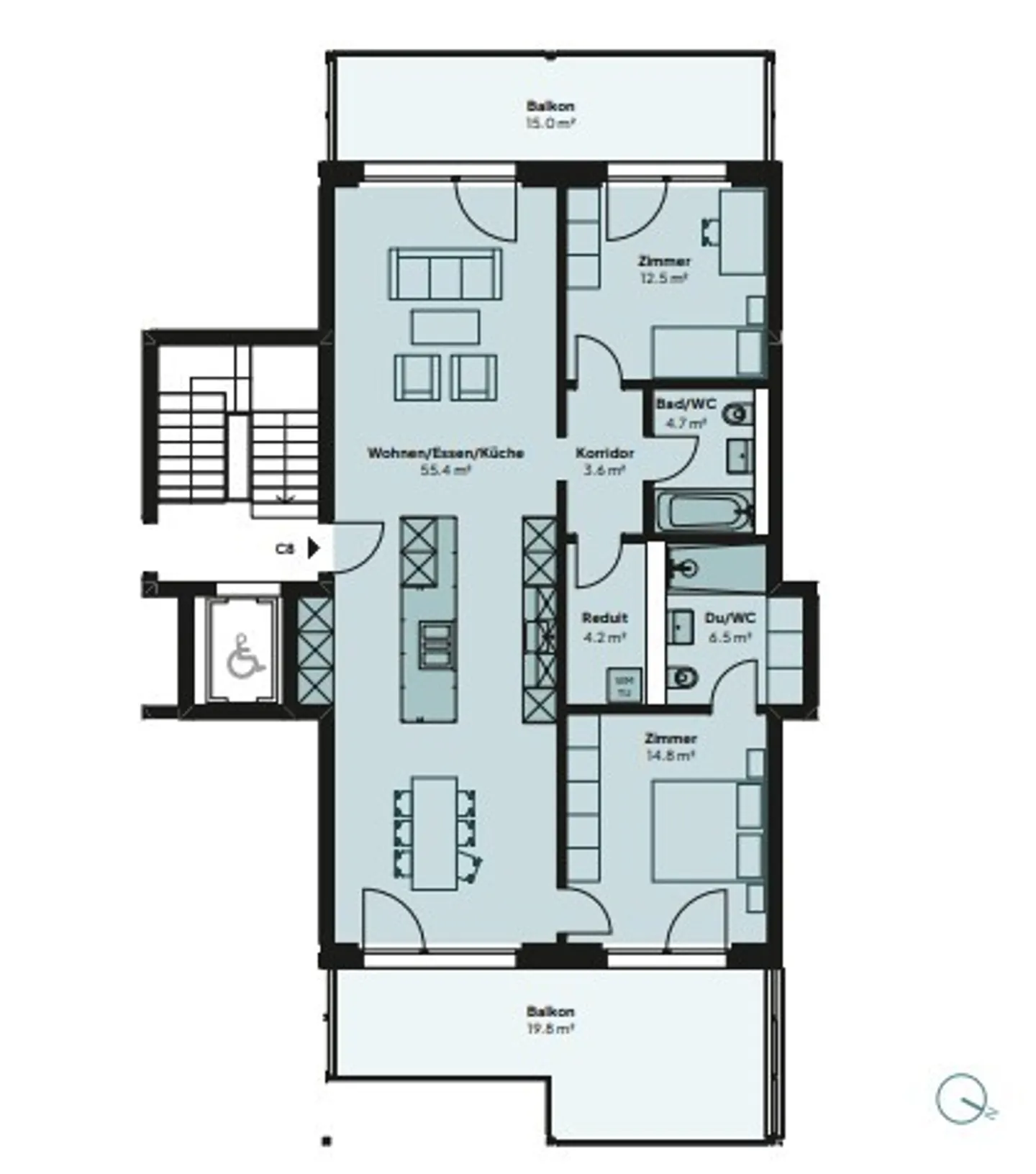 3.5-Room Lake View New Building: "Rent your Style"! - Photo 6 of 7
