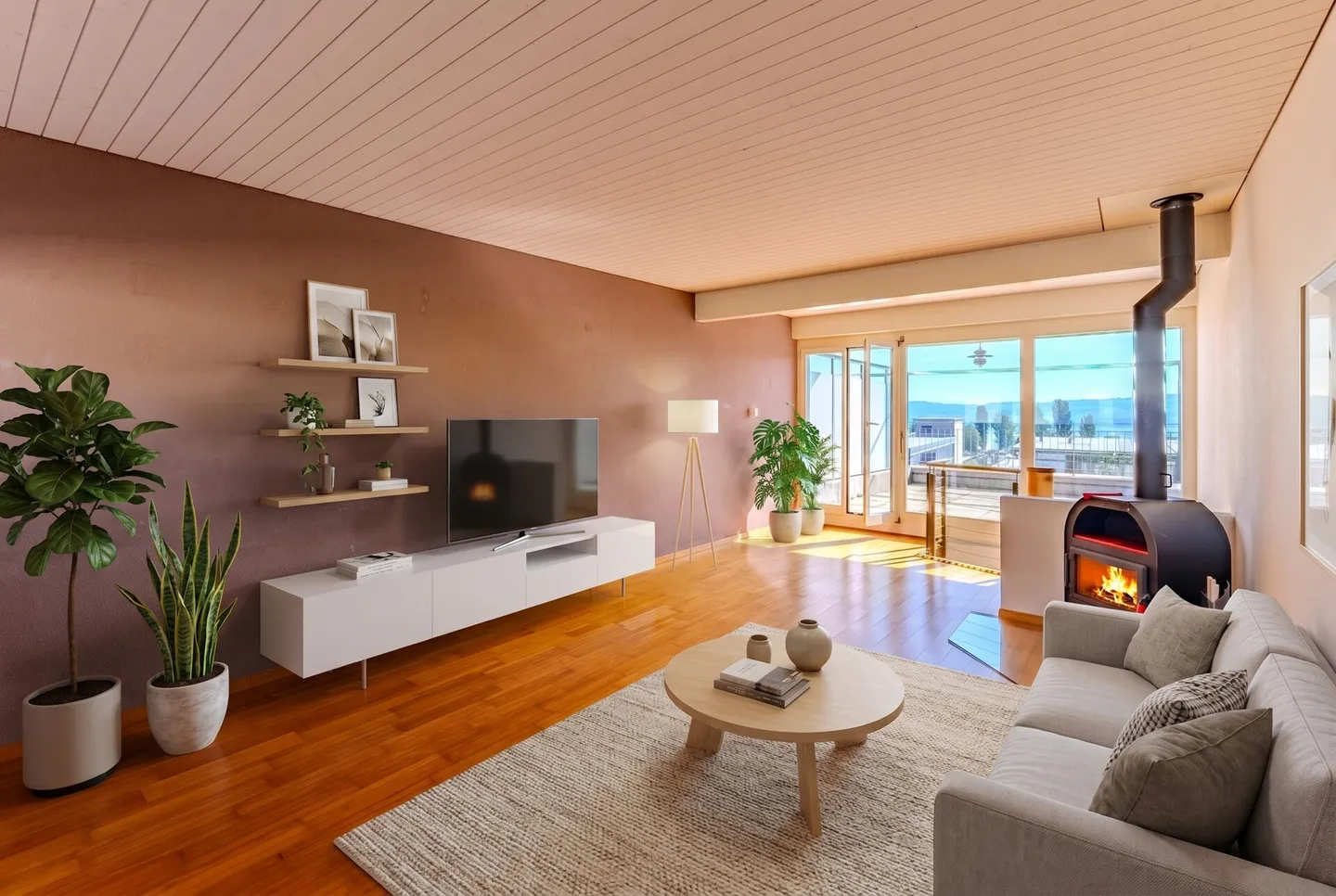Casa a schiera con vista lago in posizione privilegiata - Foto 2 di 13