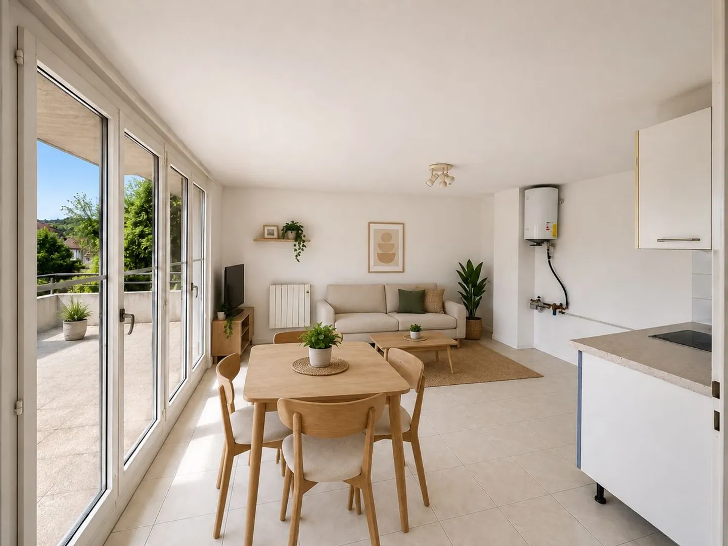 Studio in vendita a Chavornay - 21,8 m², con grande terrazza di 21,9 m² - Foto 4 di 13