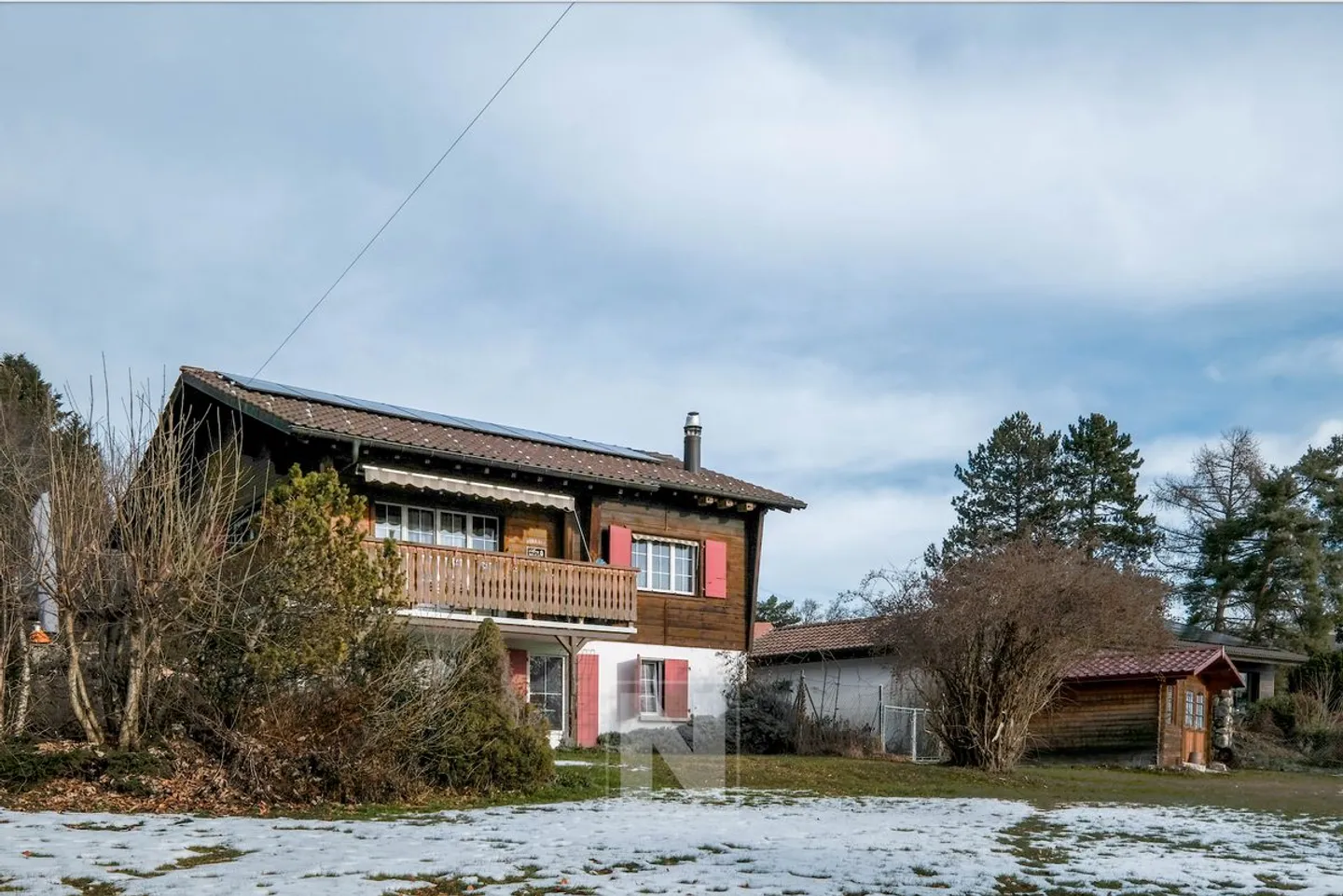 Bassins, chalet di 5.5 locali, 105m2 abitabili, con potenziale di ampliamento - Foto 2 di 13