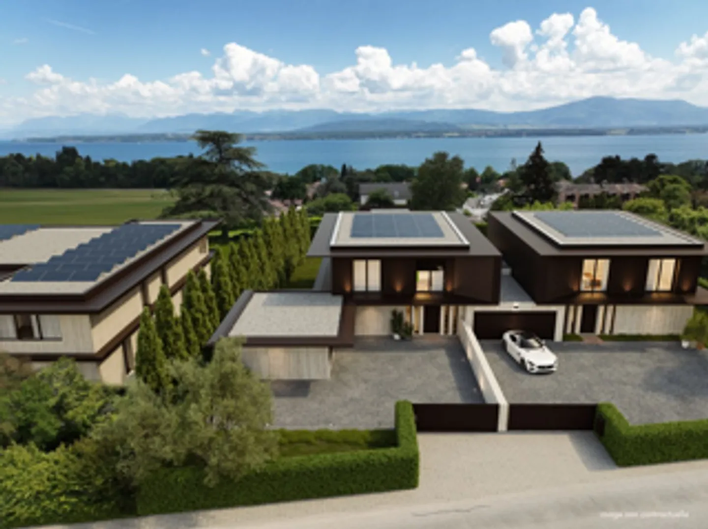 EXCEPTIONAL VILLA IN CRANS-PRÈS-CÉLIGNY WITH PANORAMIC VIEW OF THE LAKE - Photo 5 of 13