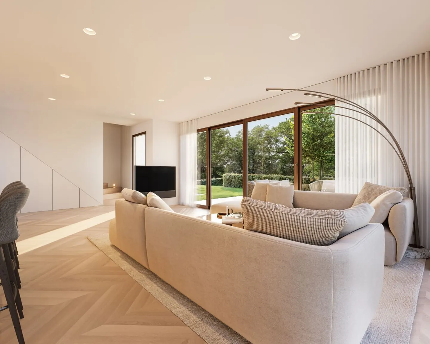 NEUES PROJEKT | MODERNE DOPPELHAUSHÄLFTE IN PREGNY-CHAMBÉSY | Villa A - Foto 7 von 13