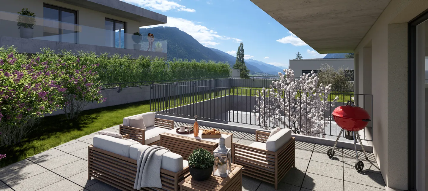 Chur: Appartamenti nuovi esclusivi con giardino, pronti per l'occupazione nel 2026 - Foto 3 di 3