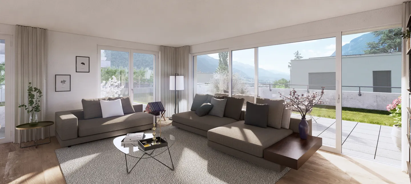Chur: Appartamenti nuovi esclusivi con giardino, pronti per l'occupazione nel 2026 - Foto 2 di 3