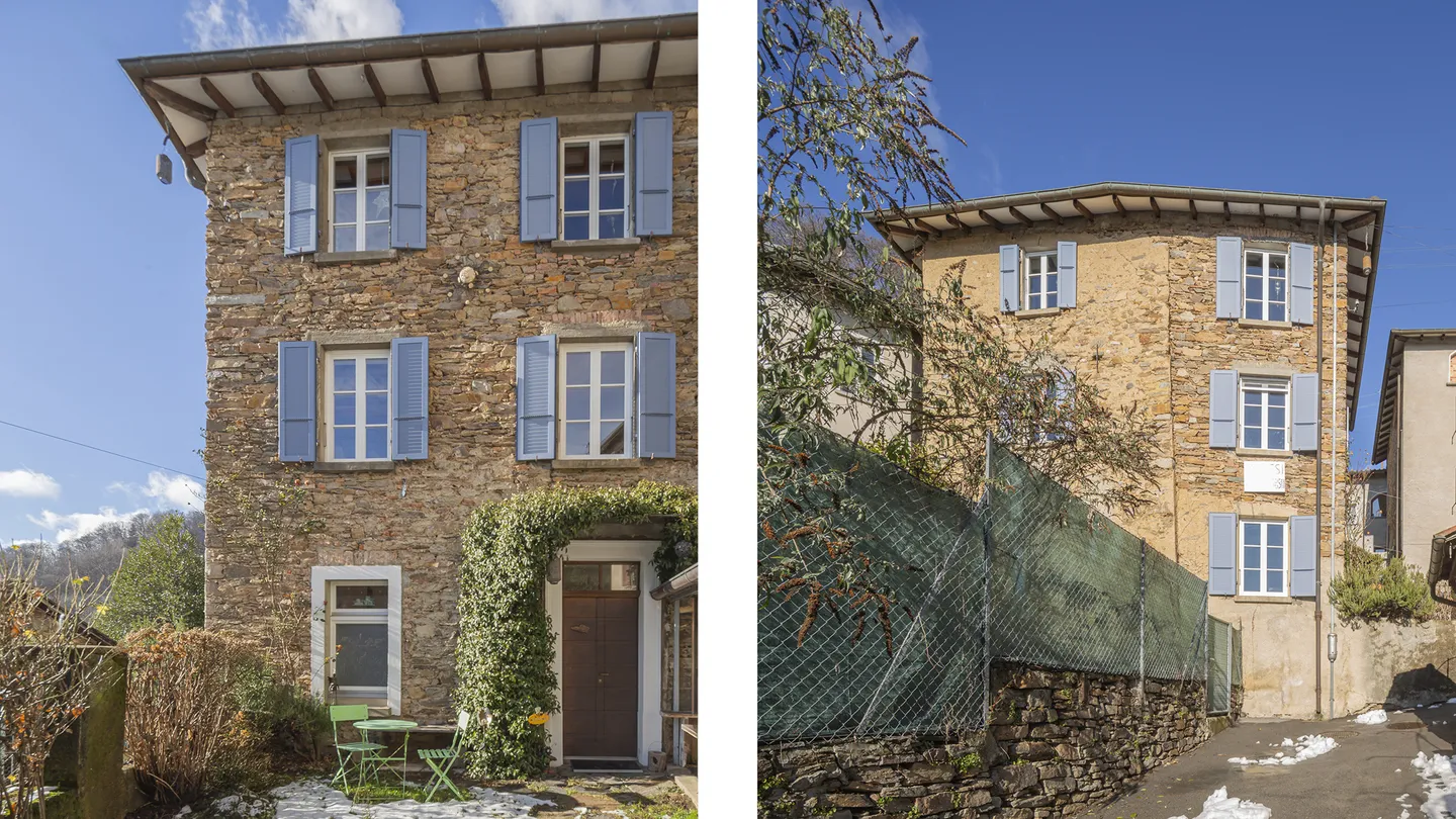 Maison en pierre avec galerie dans le noyau - Photo 1 sur 5