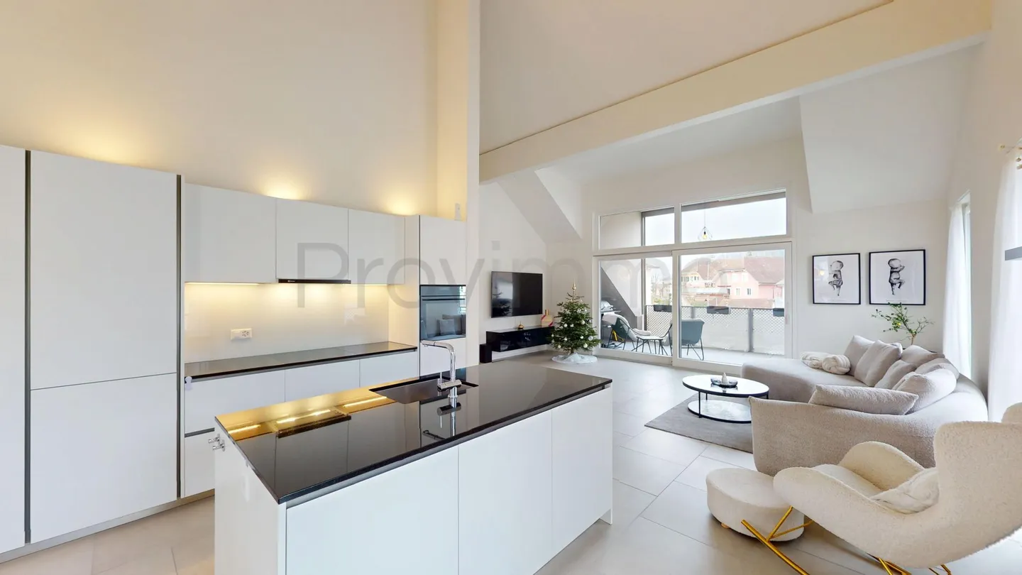 4.5-Zimmer Dachwohnung in Niedergösgen SO - Photo 1 sur 13