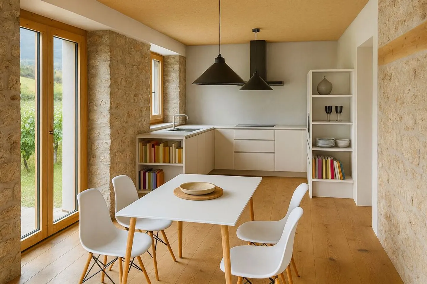 RENAISSANCE D'UN MAZOT AU COEUR DE FULLY - Foto 2 von 2