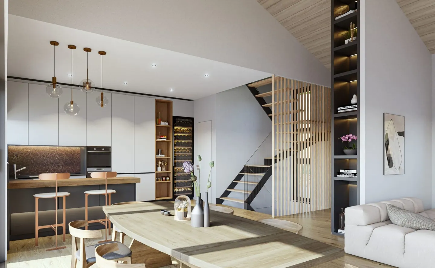 New 5.5-room villa in Lens of 180m2 with stunning view - Photo 3 of 8