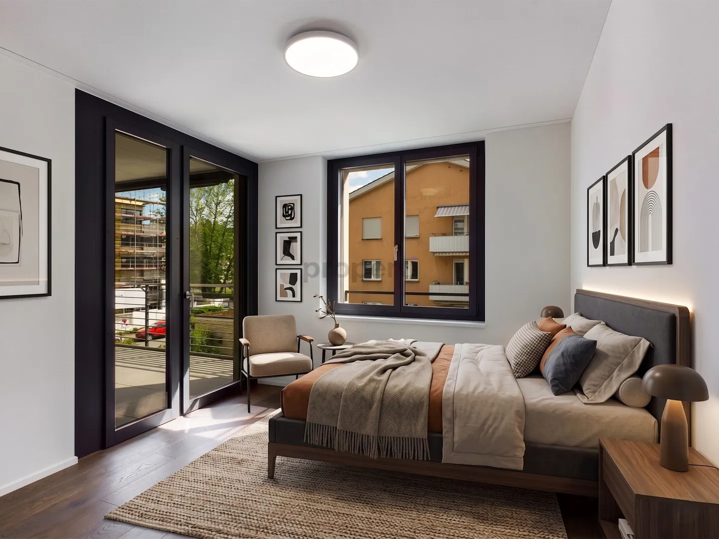 Moderne Wohnung mit Balkon, Zürich - Foto 5 von 10