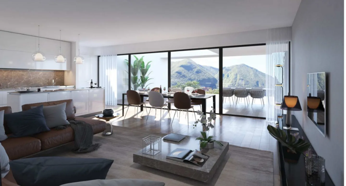 Appartement moderne de 2,5 pièces à Lumino - Photo 5 sur 6