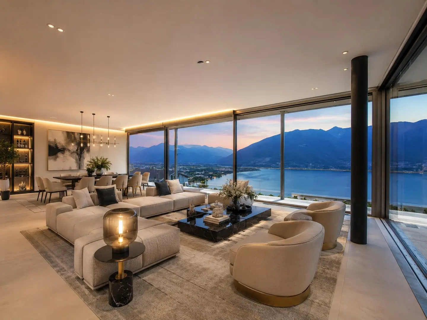 Luxury and elegance: exclusive 4.5-room penthouse with pool in Brione sopra Minusio - Photo 4 of 13