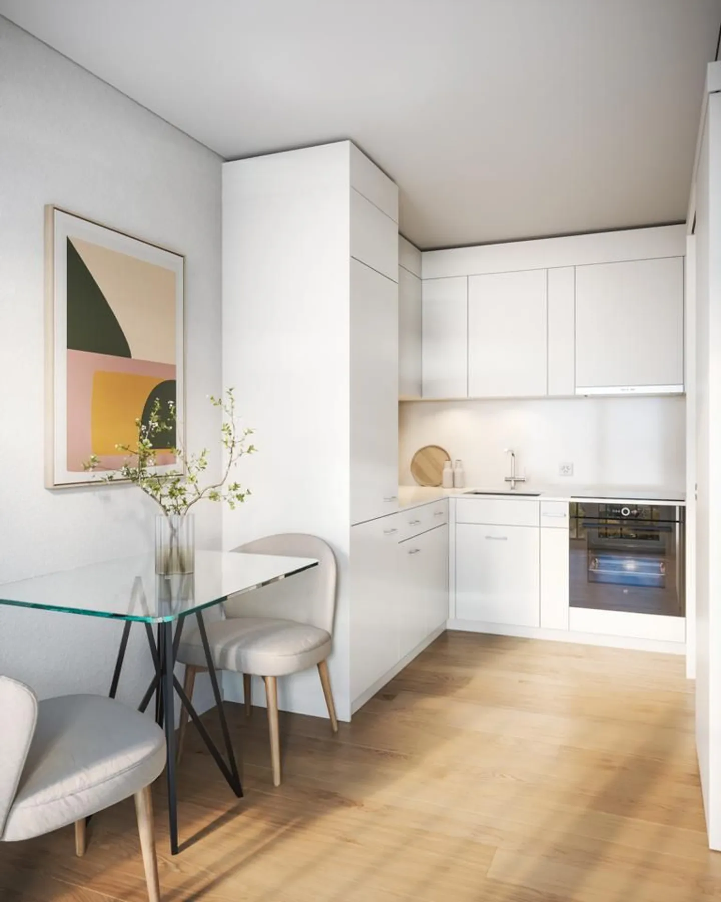 Completely renovated 1.5-room apartment urban living for city lovers - Photo 7 of 9