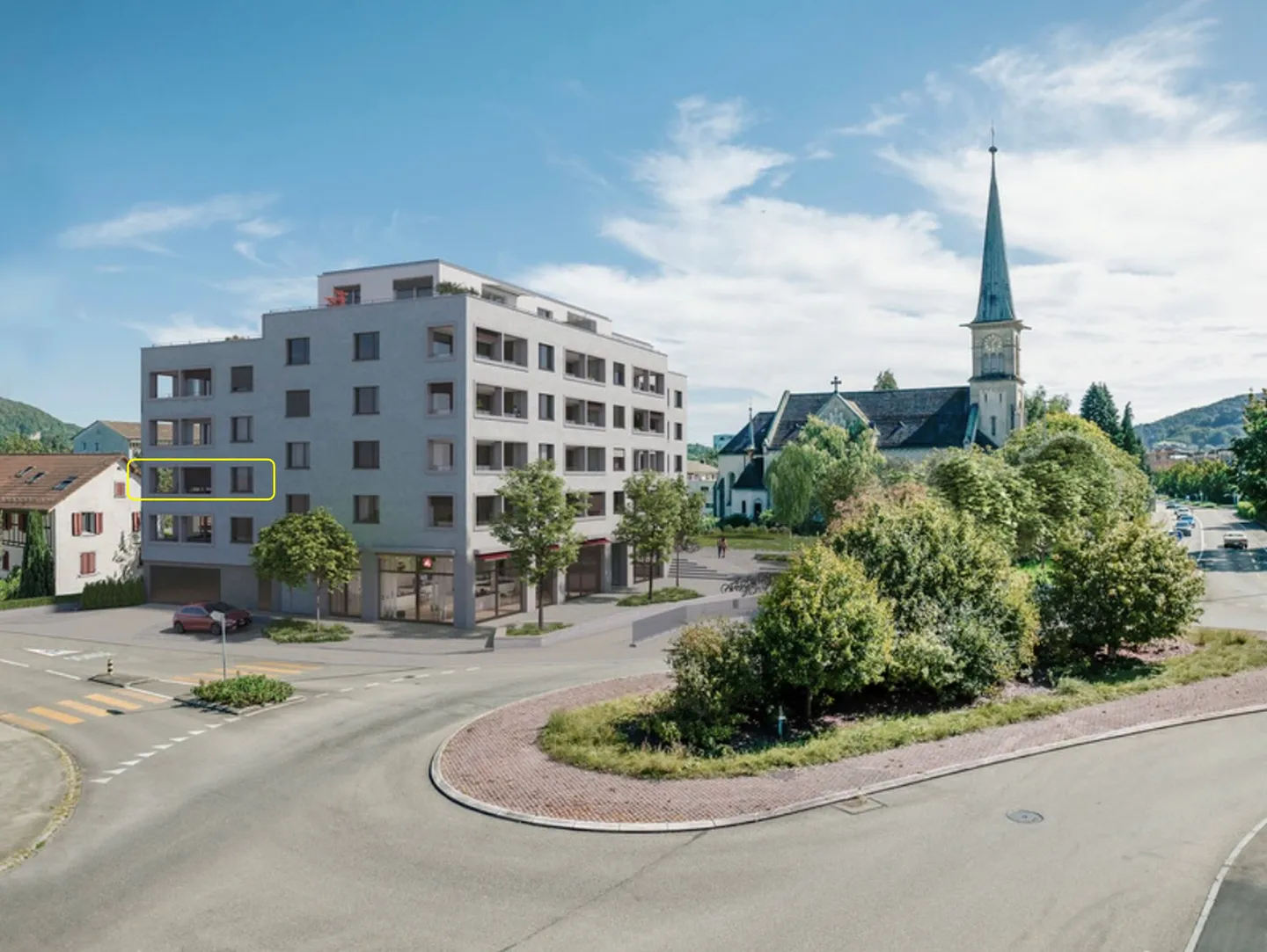 Appartamento nuovo di 2,5 locali luminoso con loggia, Neuenhof - Foto 1 di 2