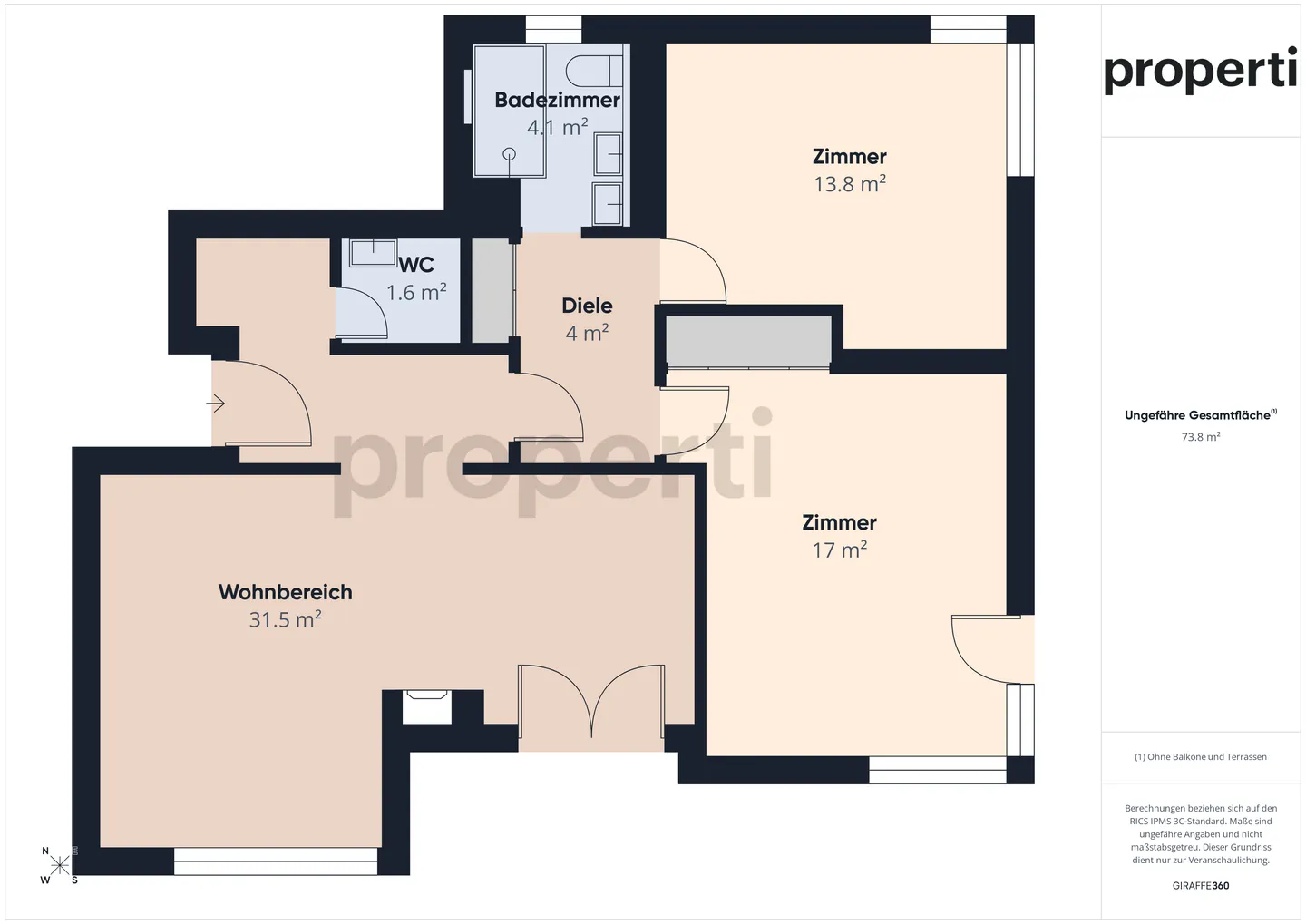 Helle 3.5-Zimmer Wohnung in Dietikon - Erstbezug nach Renovierung - Foto 12 von 13