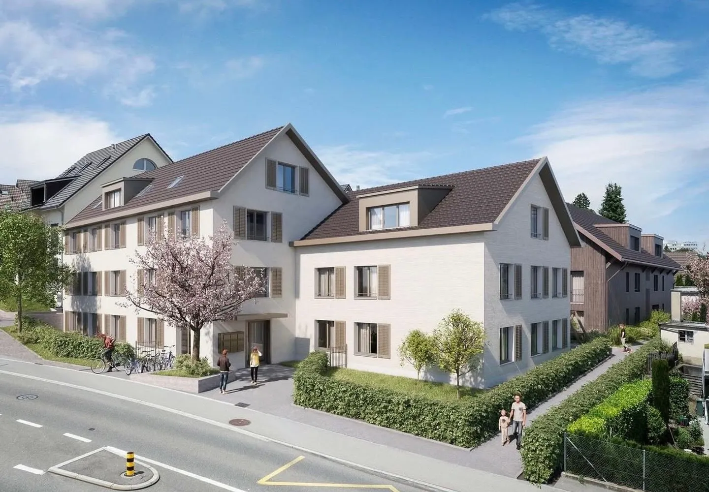 Maison de rêve de 4,5 pièces dans un nouveau bâtiment - située au calme mais centrale à Muri - Photo 5 sur 6