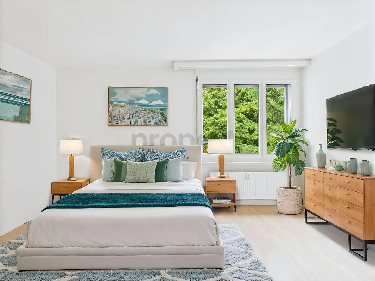 Renovated 4.5-room apartment with panoramic view - Photo 8 of 13