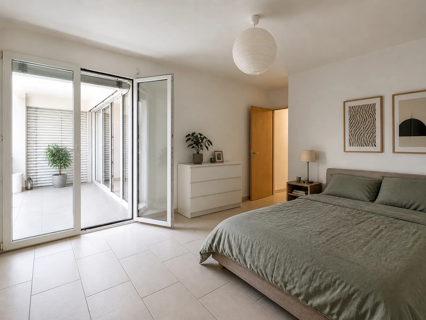 Elegante 4,5-Zimmer-Wohnung mit Panoramablick und doppelter Terrasse in Agno - Foto 6 von 13