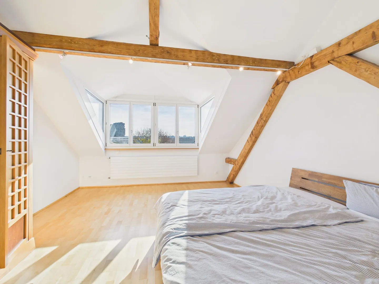 Appartement en attique rénové et ensoleillé de 2,5 pièces avec vue à Bâle - Photo 7 sur 11