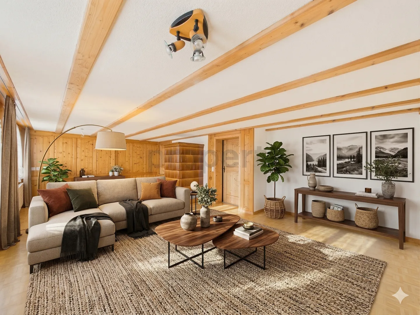 Incantevole appartamento di 4,5 stanze con balcone a Müselbach - Foto 1 di 9