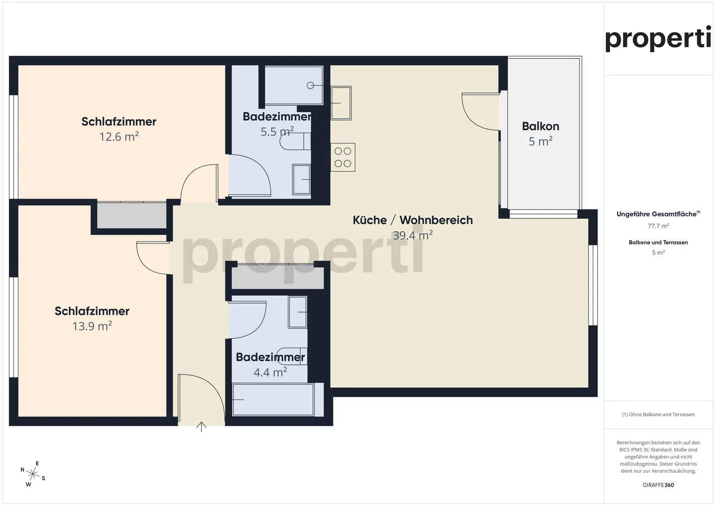 Moderno appartamento elegante arredato 3.5 stanze con ascensore, Sierre - Foto 10 di 11