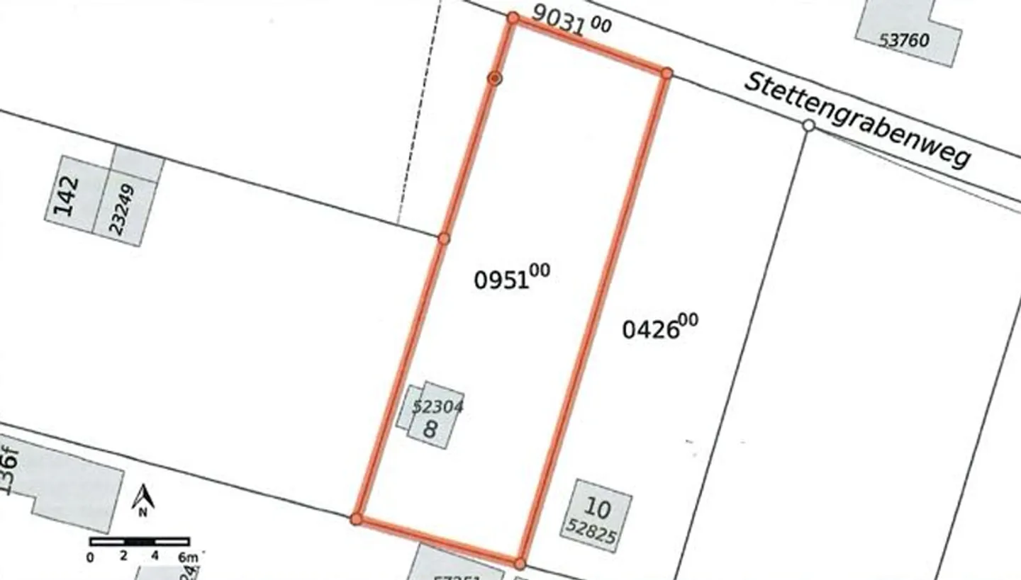 Terreno edificabile con futuro: circa 1'751 m² nella zona di sviluppo di Stettenfeld, Riehen nella zona residenziale W2a - Foto 1 di 4