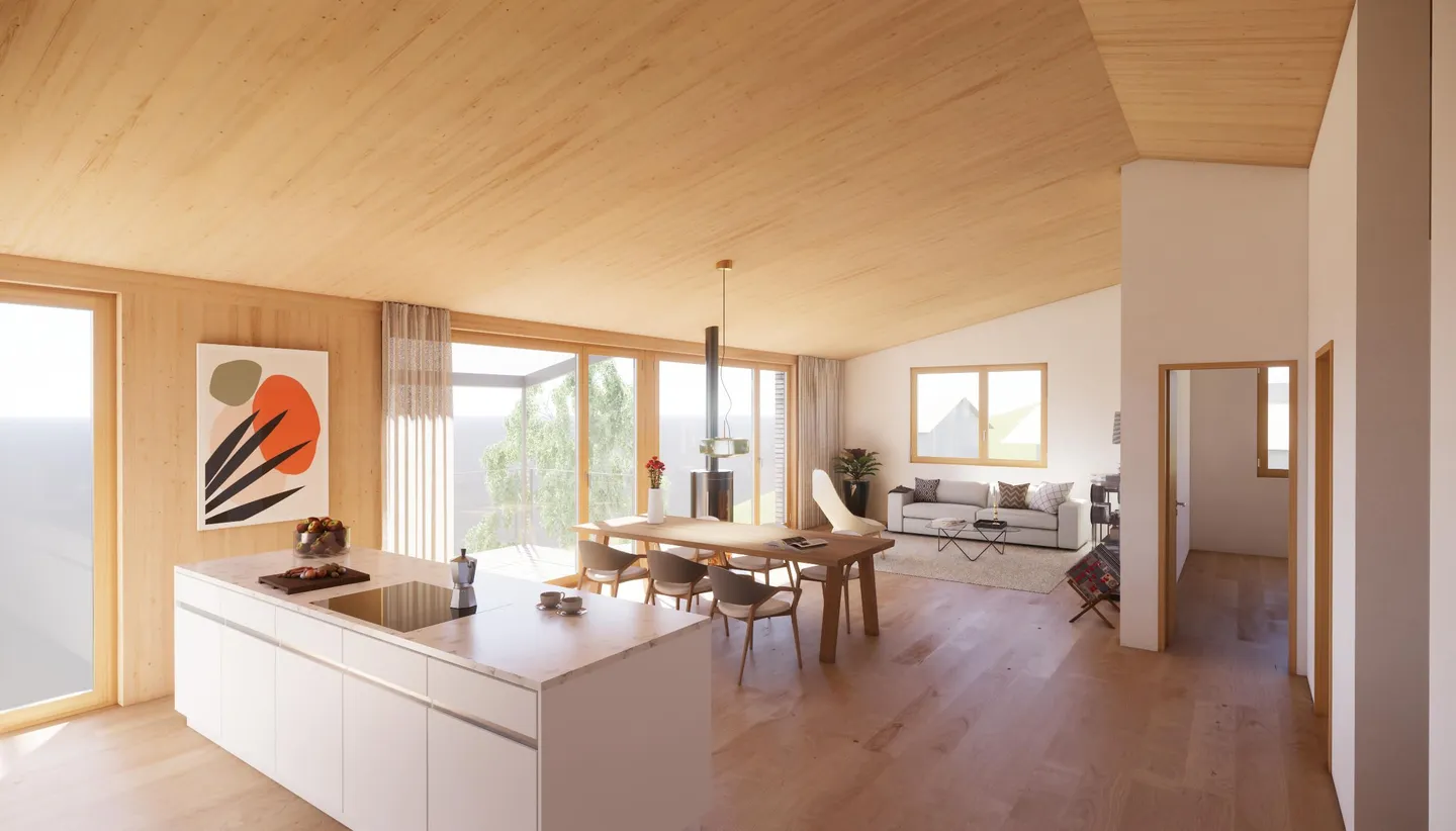 Ecological 4.5-room penthouse apartment in Wienacht-Tobel (new building) - Photo 4 of 11