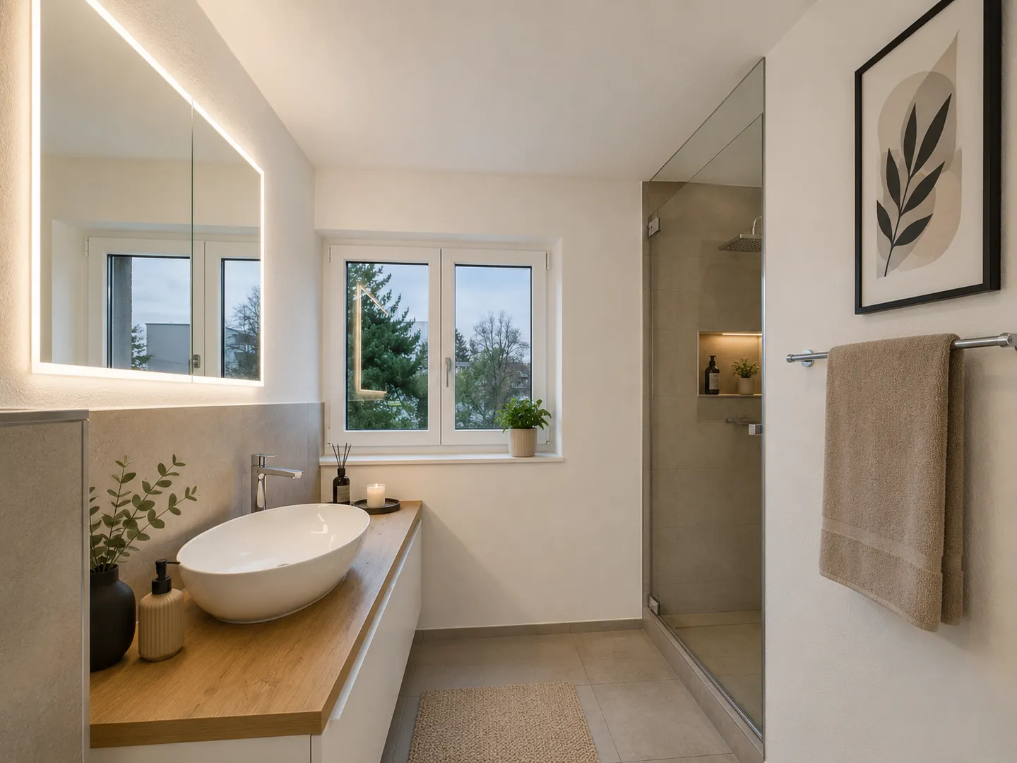 Freshly renovated 3.5-room apartment with balcony in Wittenbach - Photo 9 of 11