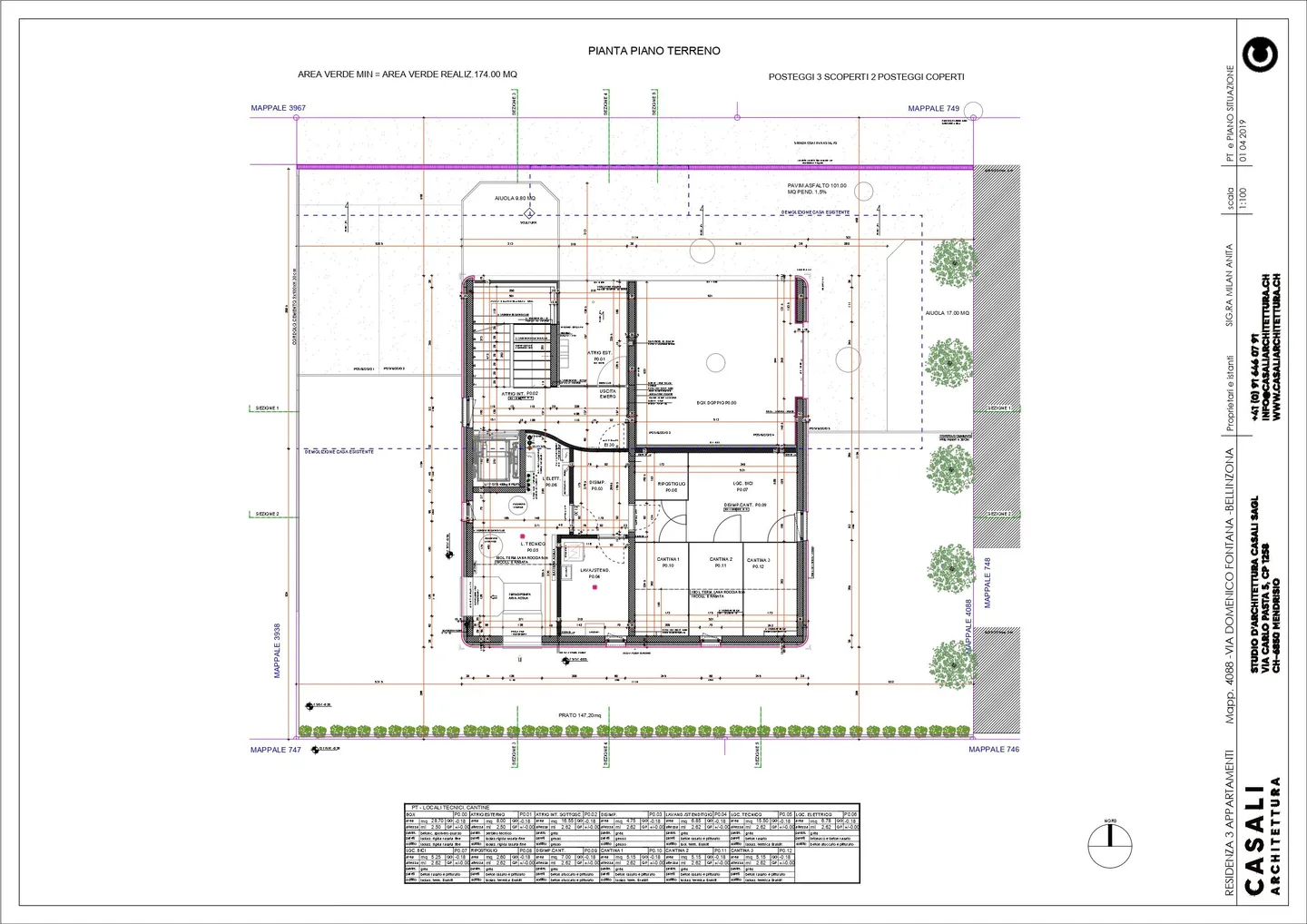 Moderna casa plurifamiliare con 3 unità da 3.5 locali a Bellinzona - Foto 11 di 13