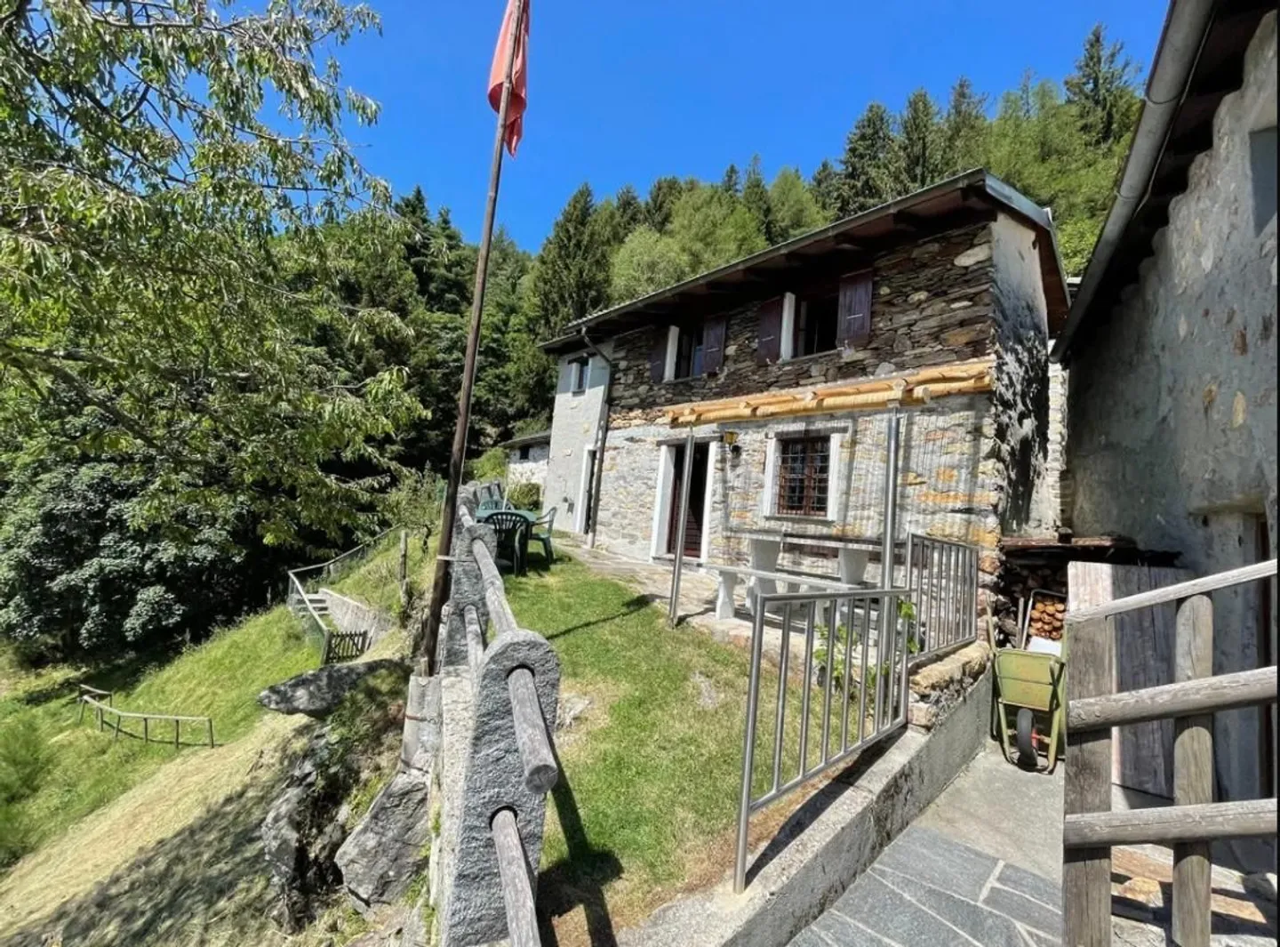 Rustique charmant 2.5 pièces à Indemini avec vue panoramique sur la vallée - Photo 5 sur 11