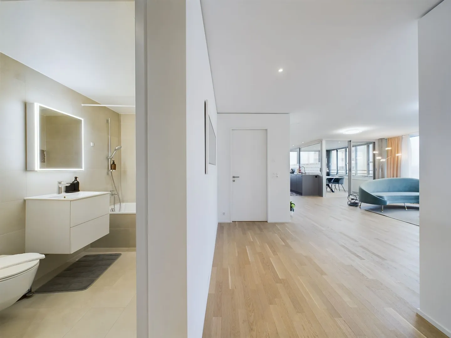 Moderne 5.5-Zimmer Wohnung in Neuhausen - möbliert - Foto 10 von 11