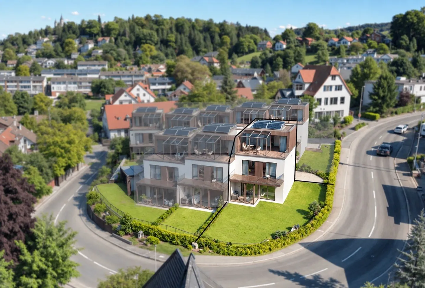 Bellavista Bassersdorf - Your new home with garden and panoramic view - Photo 1 of 9