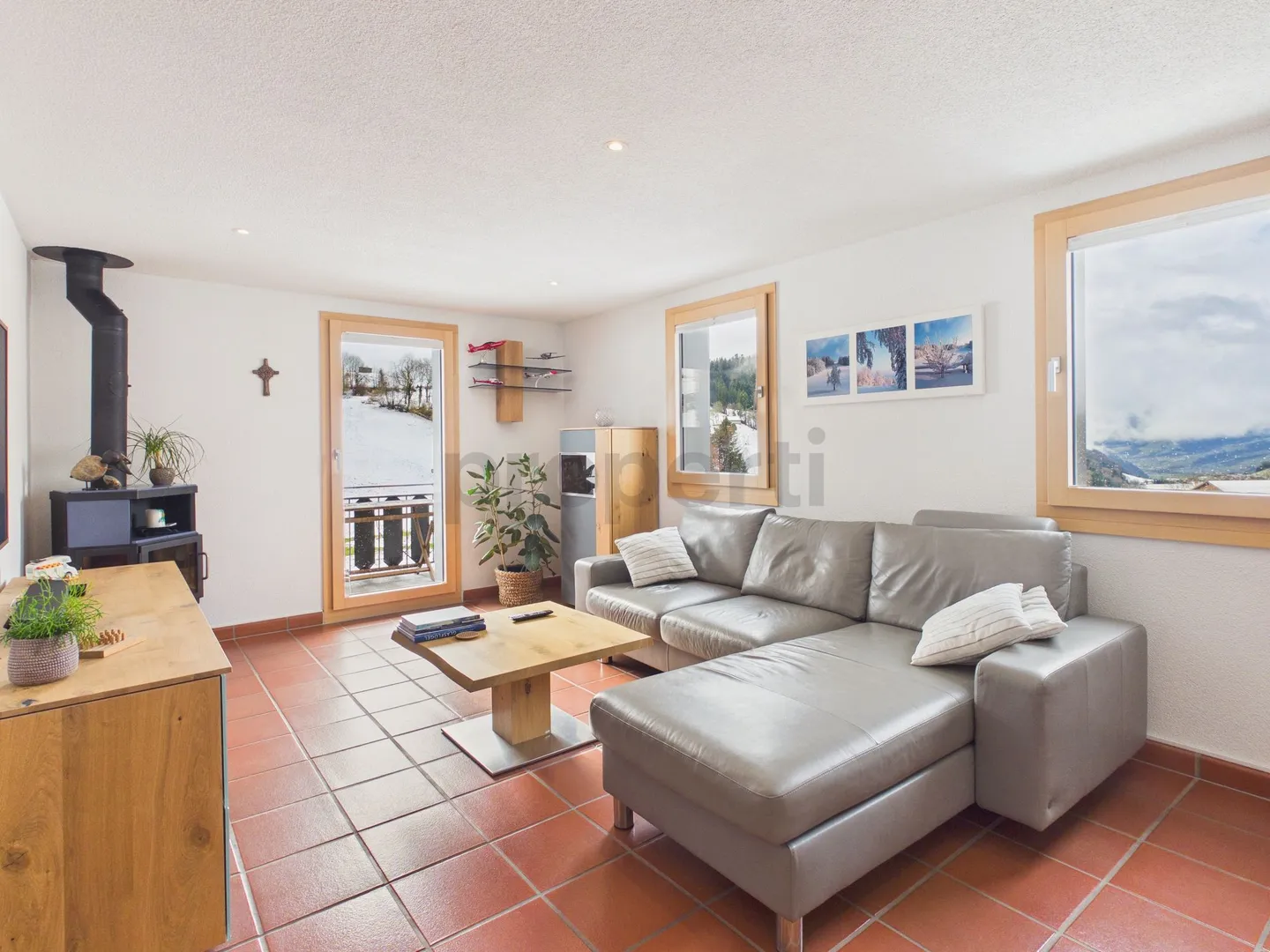 Affascinante maisonette di 5,5 stanze con balcone, Obbürgen - Foto 1 di 13