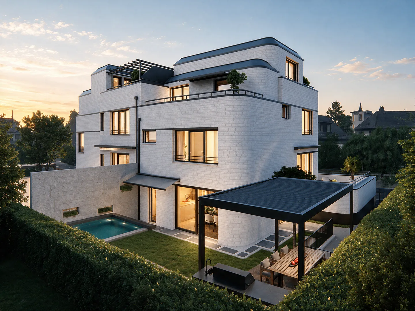 Kilchbergs Split-Level-Highlight: Spektakuläres Luxus-Haus mit Pool, Fitness &amp; Smart Home - Photo 1 sur 10