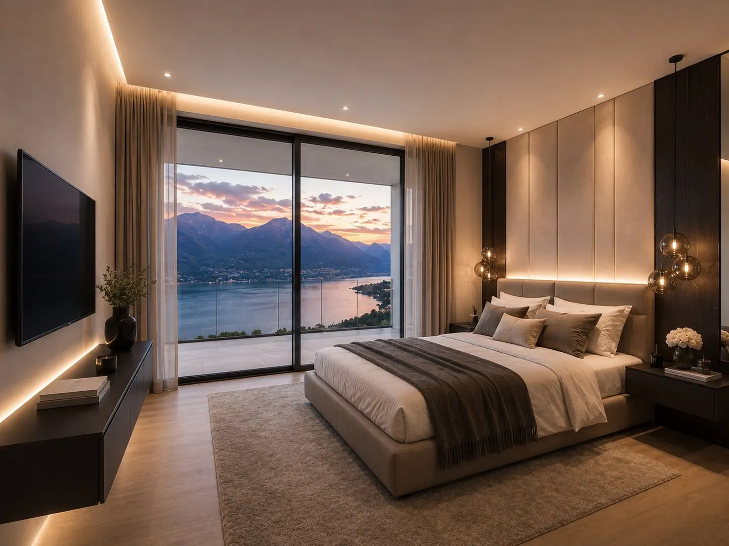 Luxury and elegance: exclusive 4.5-room penthouse with pool in Brione sopra Minusio - Photo 8 of 13