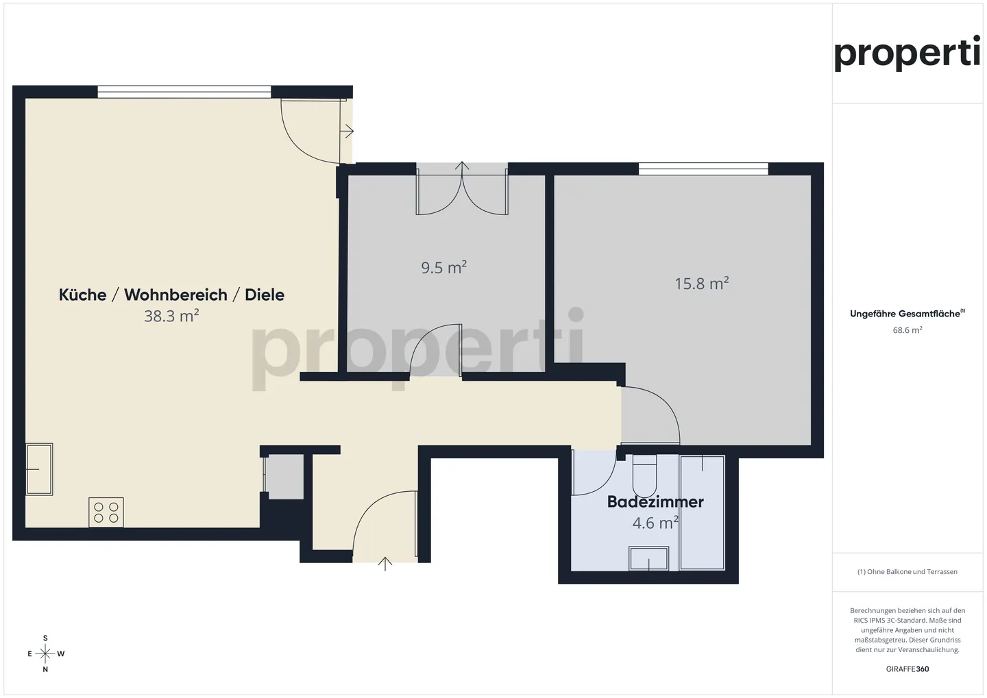 Helle Gartenwohnung mit Stil und erstklassiger Infrastruktur - Photo 10 sur 11