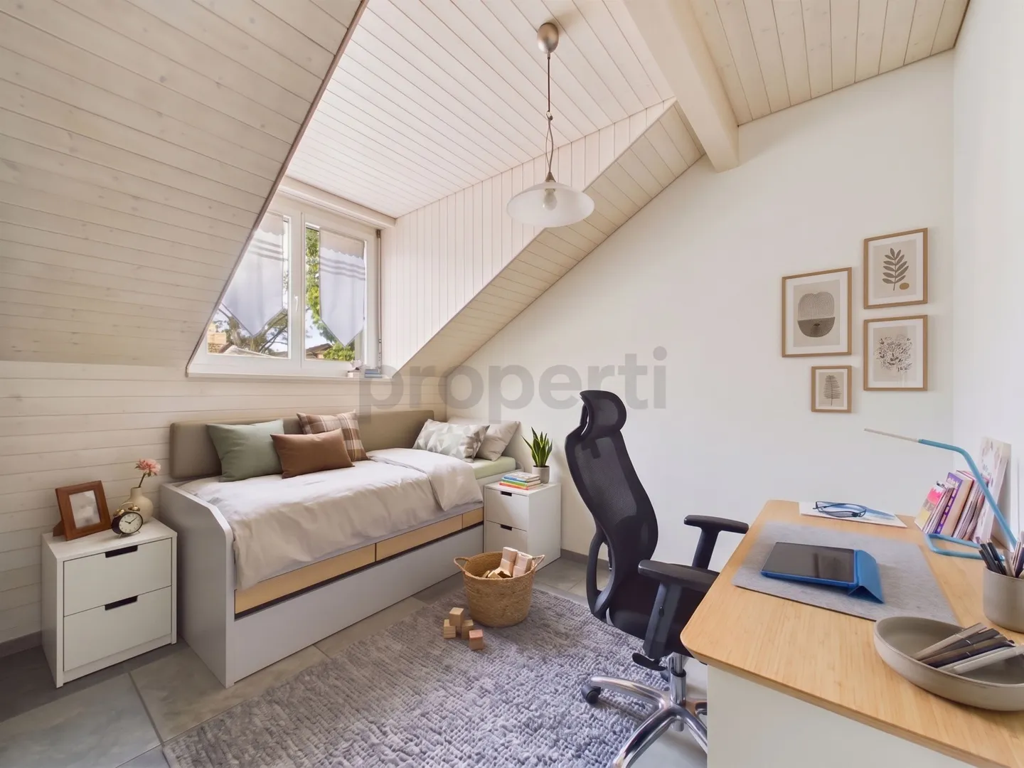 Quiet 5.5-Room Maisonette: Balcony in the Green, 4 Bedrooms & Large Hobby Room - Photo 8 of 13