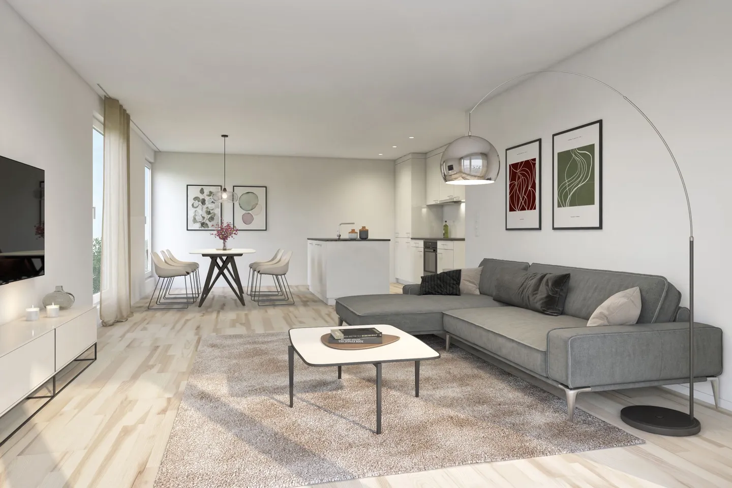 Helle und moderne 4.5-Zimmer Wohnung in Grenchen - Neubau 2024 - Foto 1 von 10