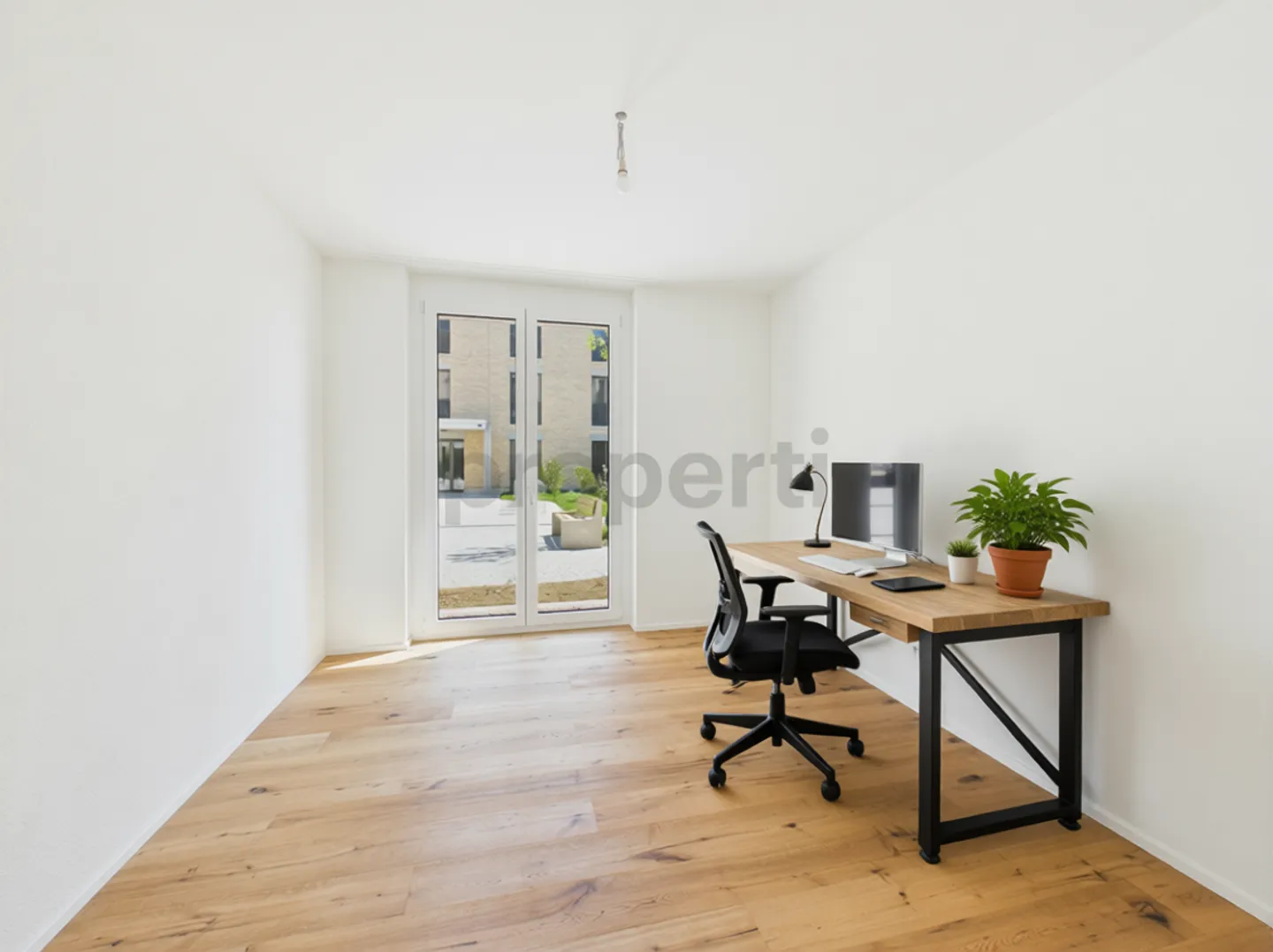 New construction / first occupancy: Own 120 m² garden with park view, 40 m² living area - Photo 10 of 13