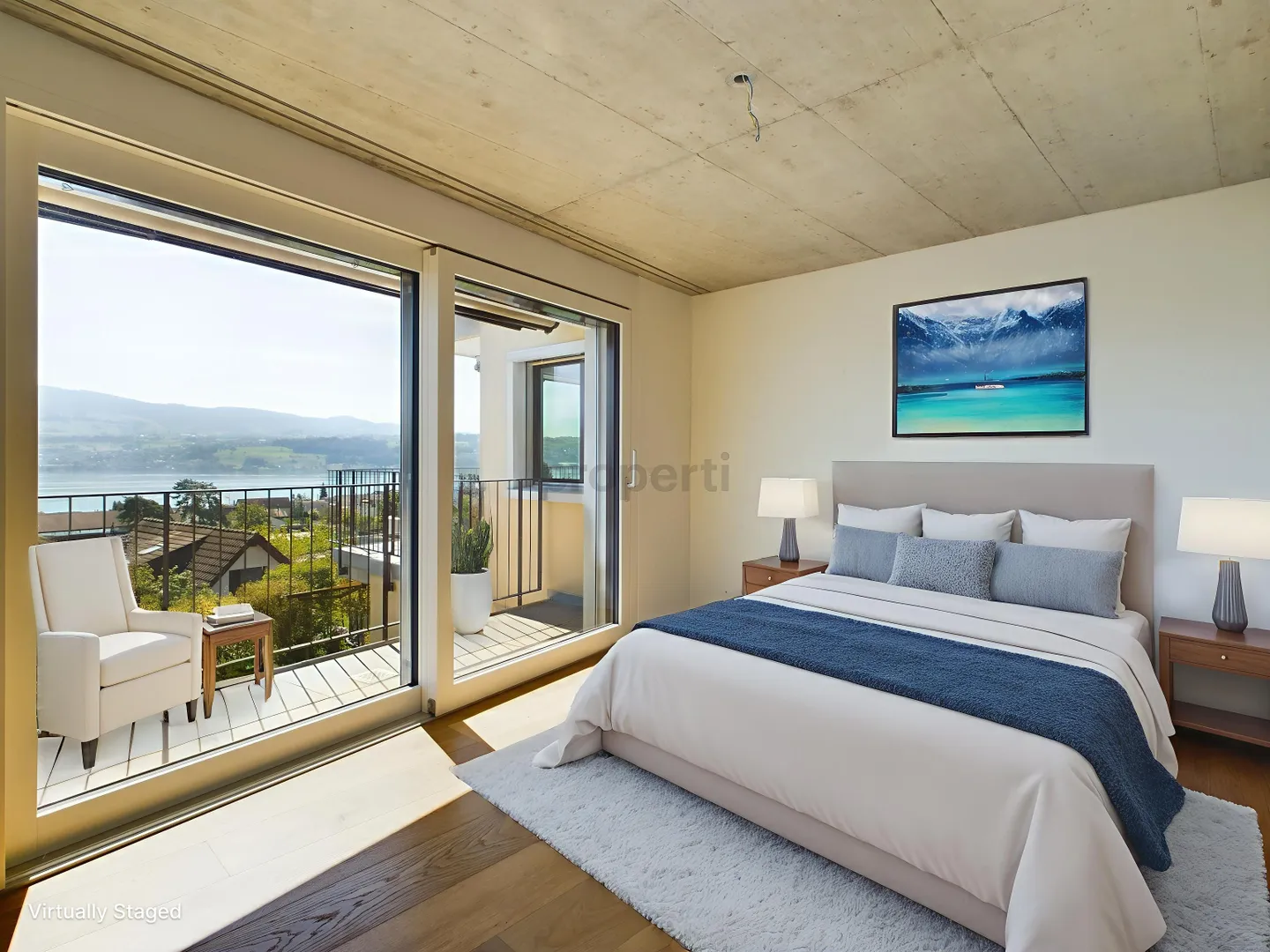 Atemberaubende 4.5 Zimmer-Attikawohnung mit herrlicher Berg- und Seesicht in Stäfa - Photo 6 sur 13