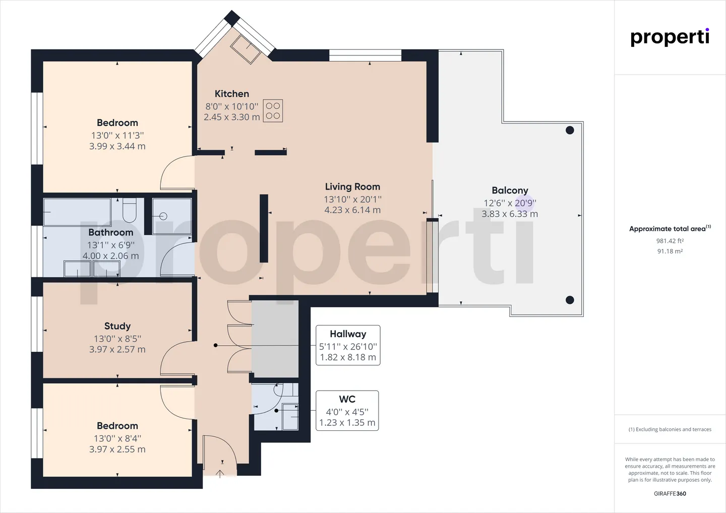 Modern und herzlich mit grossem Balkon - Photo 7 of 8