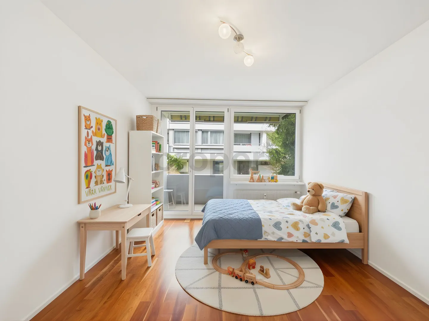 Appartamento 4.5 stanze modernizzato con 4 balconi a Reinach - Foto 7 di 10