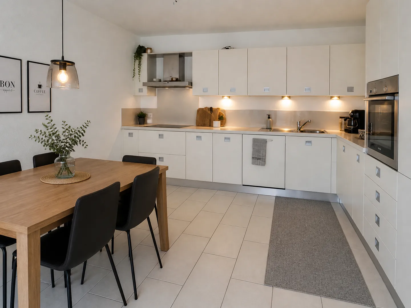Elegante 4,5-Zimmer-Wohnung mit Panoramablick und doppelter Terrasse in Agno - Foto 2 von 13