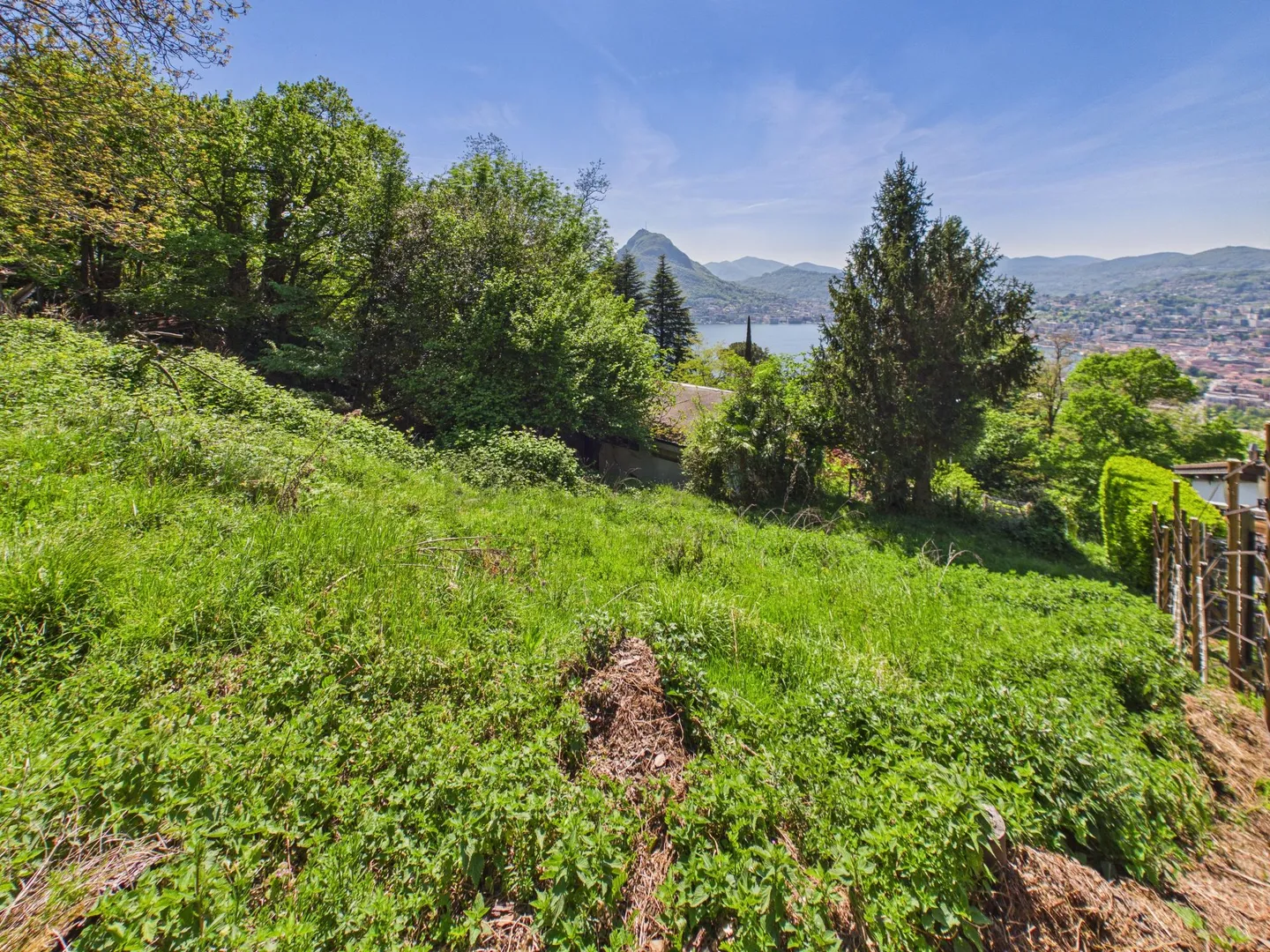 Ampio terreno edificabile in zona tranquilla, Viganello - Photo 1 sur 11