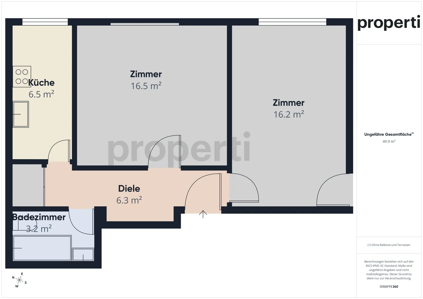 Charmante Wohnung mit Balkon - Foto 9 von 10