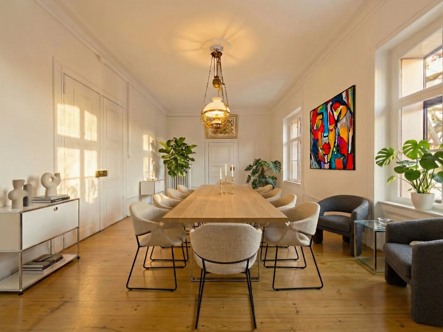 Appartement historique meublé de 5,5 pièces à Bâle (temporaire jusqu'en juillet 2026) - Photo 4 sur 12