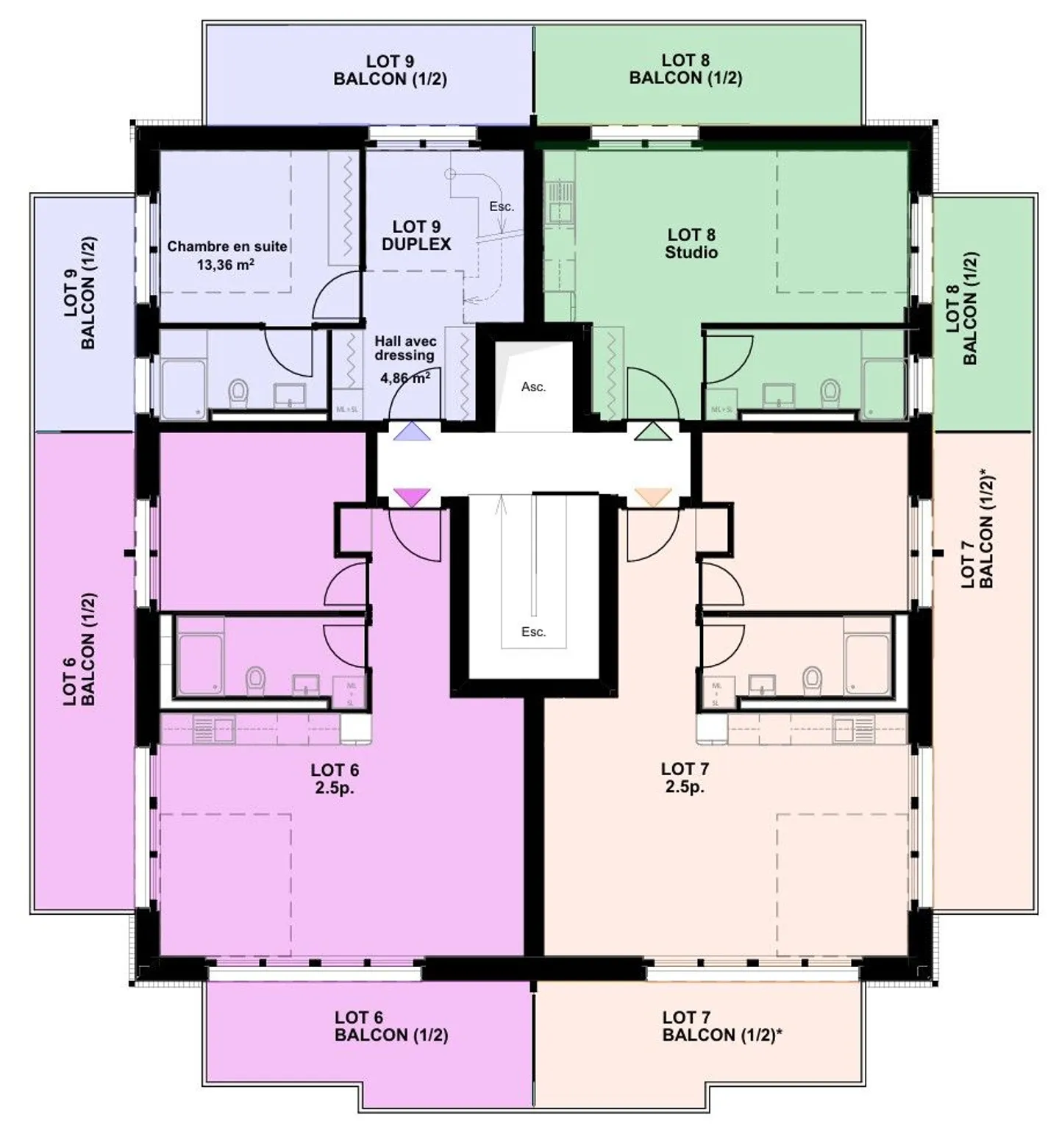 Traversing Balcony & Alpine Light LOT 6: An Elegant 2.5 Room Apartment - Photo 8 of 9