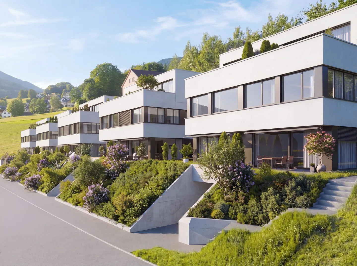 Neubau 5.5-Zimmer-Einfamilienhaus mit zwei Einstellplätzen - Photo 7 sur 9