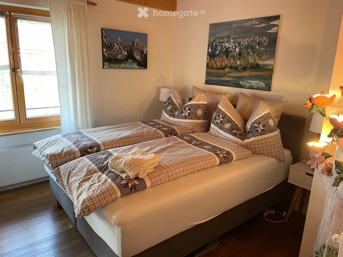 Helle 2.5-Zimmer-Wohnung mit Balkon, Salouf - Foto 6 di 12