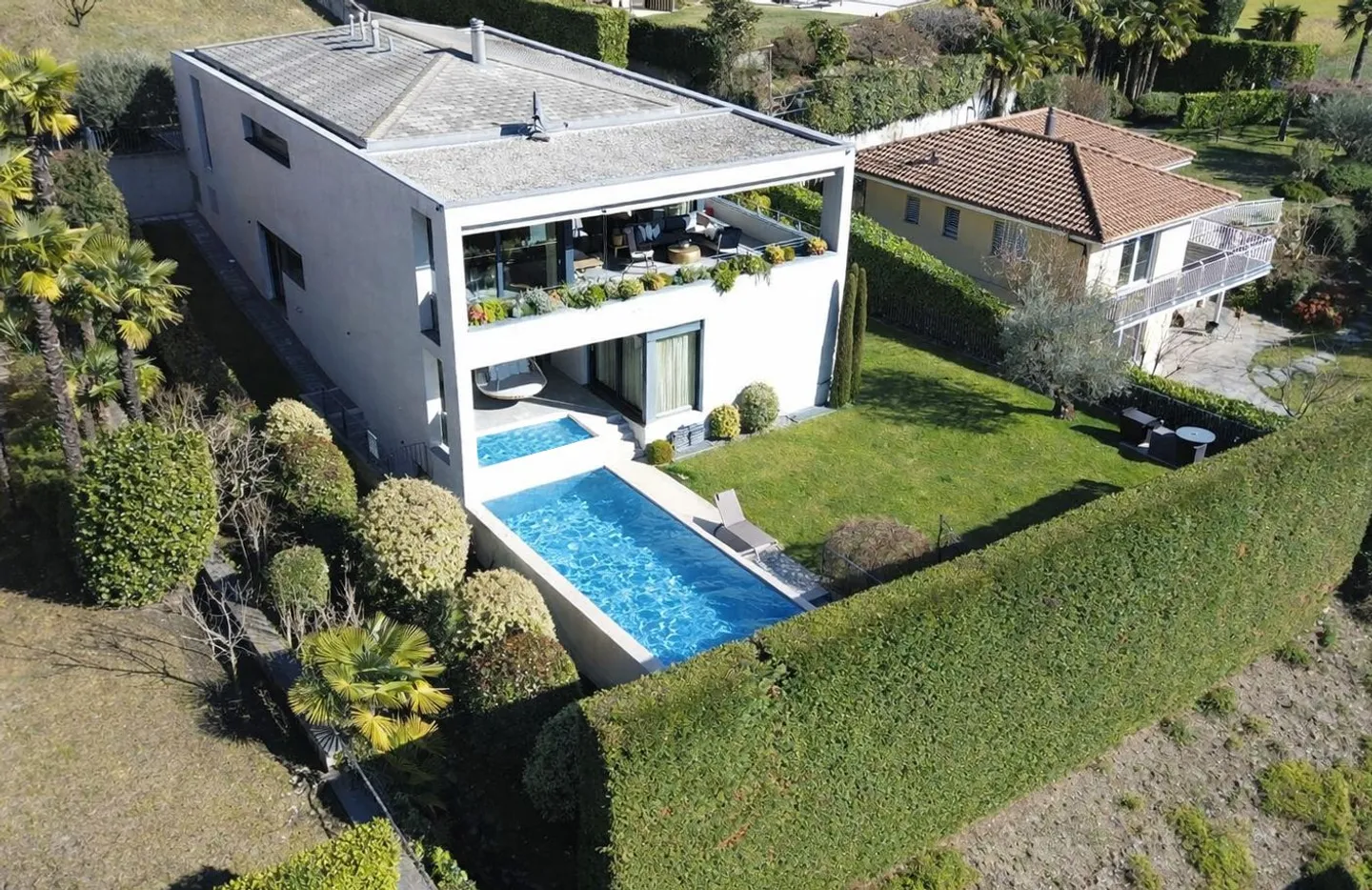 Moderne und elegante Villa mit 5,5 Zimmern, Morcote - Foto 4 von 13